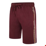 KAM Sweat Jog Short - burgundy